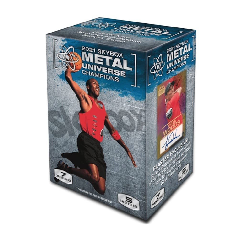 2021 Upper Deck Skybox Metal Universe Champions Blaster Box - 5 Packs