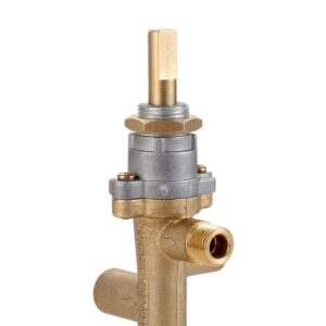 OWLEEN Safety Brass Patio Heater Main Control Valve with Pilot Port Fit for Low Pressure Patio Connection