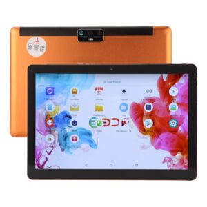 septpenta 10.1 inch hd tablet, 4gb ram 64gb rom, 1280x800 ips lcd, dual sim dual standby, 5mp rear 2mp front, 5000mah 4g orange tablet for android9.0(usa)