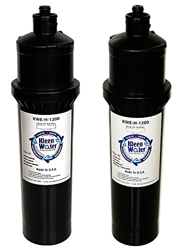 KleenWater Filters Compatible with Everpure H-1200 EV928201, Set of 2