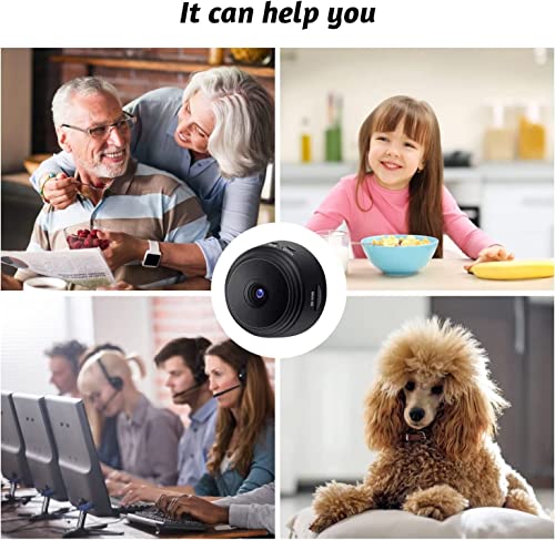 1080P Magnetic WiFi Mini Hidden Spy Camera, Nanny Cam Reshline Camera for Home Office Security,Secret Cameras with Motion Detection Night Vision
