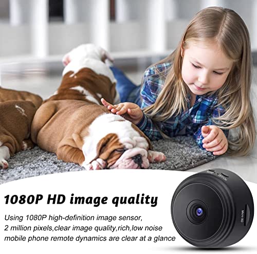 1080P Magnetic WiFi Mini Hidden Spy Camera, Nanny Cam Reshline Camera for Home Office Security,Secret Cameras with Motion Detection Night Vision