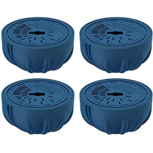 4 flippin’ frog pool sanitizer replacement chlorine cartridges for use with the flippin’ frog pool sanitizer system for pools 2,000 – 5,000 gallons, all-in-one sanitizing system