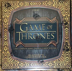 2022 rittenhouse game of thrones complete series volume 2 hobby box - factory sealed