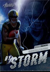 2022 panini absolute by storm #15 christian watson green bay packers football nfl
