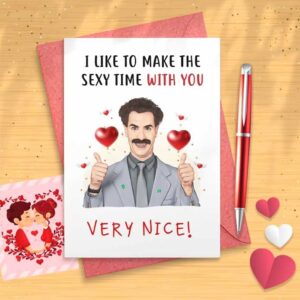 funny valentine/anniversary card - card for him, card for bf, for husband, romantic card, cute love card, funny valentines day, greeting card [00423]