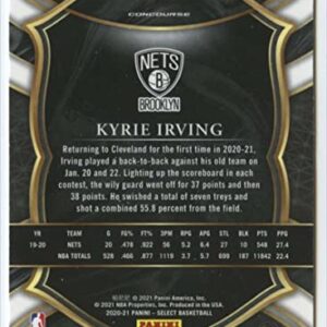 2020-21 PANINI SELECT BLUE #42 KYRIE IRVING CONCOURSE NETS BASKETBALL NBA