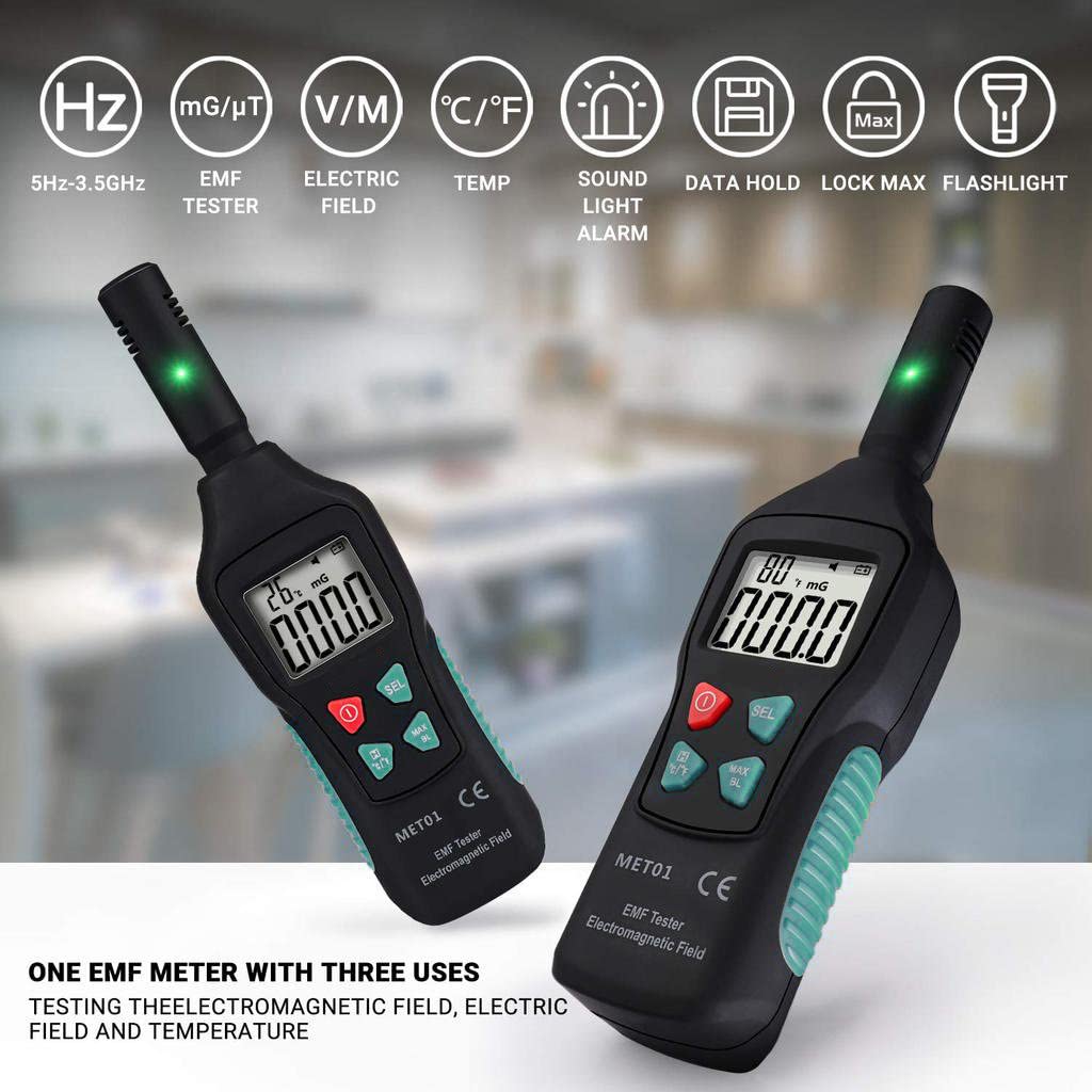 5HZ-3500MHz EMF Meter, Household Radiation Detector