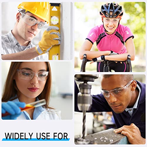 Salfboy Safety Glasses ANSI Z87.1 Scratch Resistant Glasses for Women Man Lab Goggles UV Eye Protection