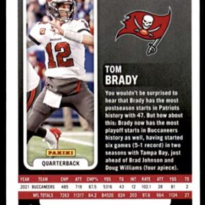 2022 Panini Absolute #78 Tom Brady Tampa Bay Buccaneers Football NM-MT