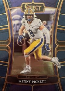 new 2023 panini select dp authentic kenny pickett football card - pittsburgh steelers