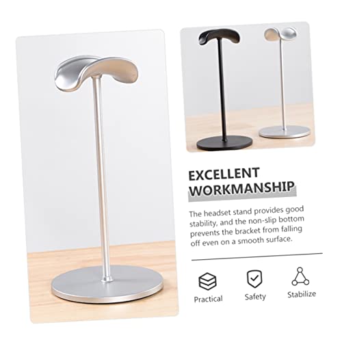 Milisten 3pcs Headphone Stand Headphone Accessories Headset Stand Headphone Mount Desktop Stand Headphone Holder Desktop Accessories Headphones Stand Computer Hardware Aluminum Alloy