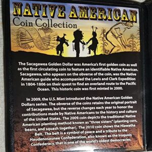 2000 P FIRST YEARS of ISSUE! 2000-2010 NATIVE AMERICAN $1 COIN COLLECTION in POSH HOLDER w HISTORY/CoA! GREAT GIFT! $1 Seller Perfect Uncirculated