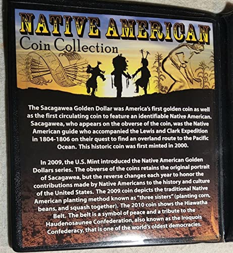 2000 P FIRST YEARS of ISSUE! 2000-2010 NATIVE AMERICAN $1 COIN COLLECTION in POSH HOLDER w HISTORY/CoA! GREAT GIFT! $1 Seller Perfect Uncirculated