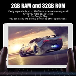 ciciglow 8 Inch Tablet, 2GB RAM 32GB ROM Reading Tablet, 1280x800 HD IPS Display, 8 Core Processor, 2 MP+5 MP Camera, 5000MAh, 2.4G 5G Dual Band WiFi, GPS (Blue)