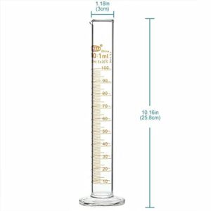 Alochol Hydrometer Kit for Distilled Spirits Brandy Liquor Whiskey Moonshine: 2X Alcohol Hydrometers 0-100% ABV Proof Tralle 0-200 Double Scales,100ml Glass Cylinder Test Jar Accessories Storage Box