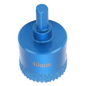 Drill Bit, Wear Ressitant Blue Fast Drilling Speed Diamond Hole Saw Bit for Ceramics