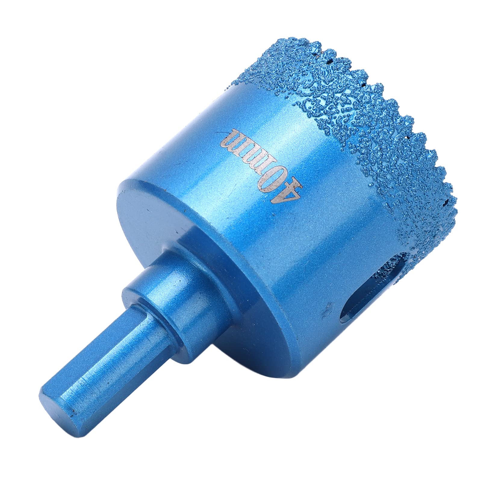 Drill Bit, Wear Ressitant Blue Fast Drilling Speed Diamond Hole Saw Bit for Ceramics