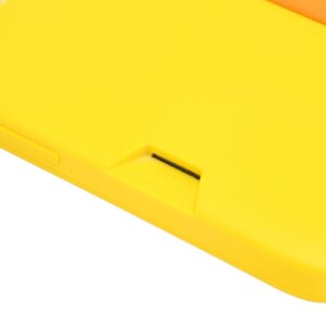 WEYI HD Tablet, Kids Tablet US Plug 100-240V 5000mAh Capacity 5MP Front 8MP Rear 8 Core with Reading Support for 10.0 (Yellow)