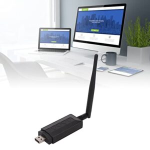 Rengu Computer WiFi Adapter, ABS Material USB WiFi Adapter 2.4G Network Frequency for Office