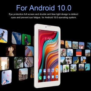 AMONIDA HD Tablet, 7 Inch Call Tablet Expandable Up to 128GB Blue 6000mAh Octa Core 4GB 32GB for Android 10.0 for Watching (US Plug) (AMONIDAh63mgupzds-11)