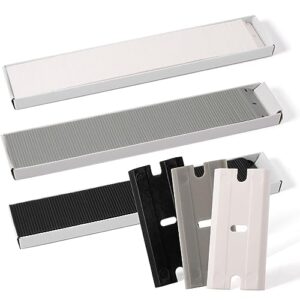 newishtool plastic blades, 300 pcs plastic scraper blades refill, 1.5-in double edges plastic razor blade for plastic scraper and safety scraper