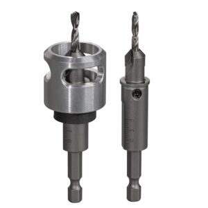 BETOP Industrial Tools-4pc Set Carbide Tipped 82-Deg Countersink bit with Drilling Depth Stop