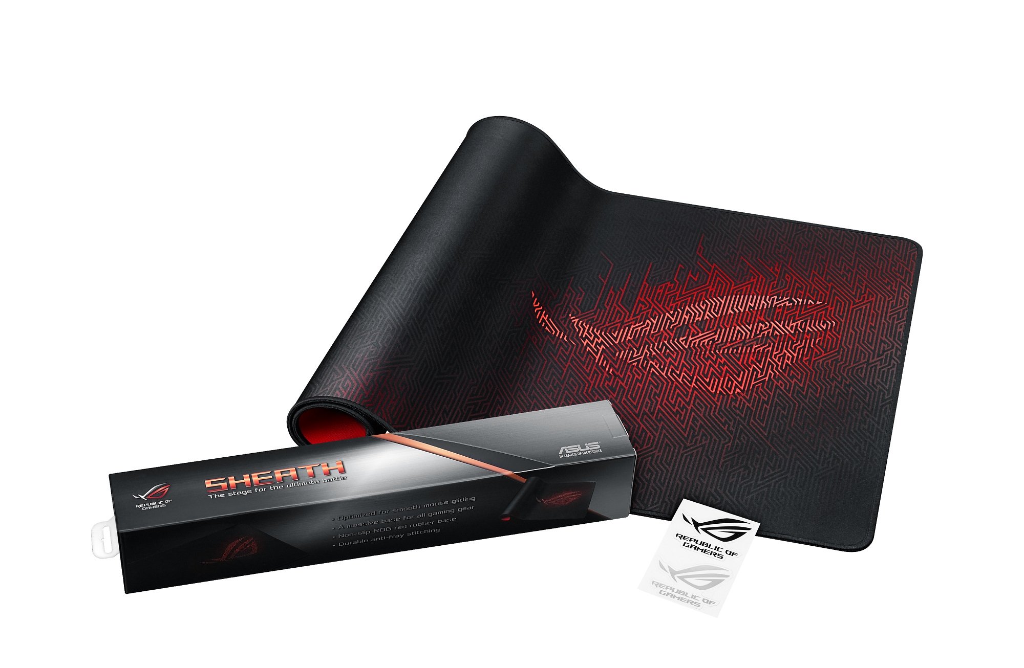 ASUS ROG Mechanical Gaming Keyboard and Extended Gaming Mouse Pad Bundle