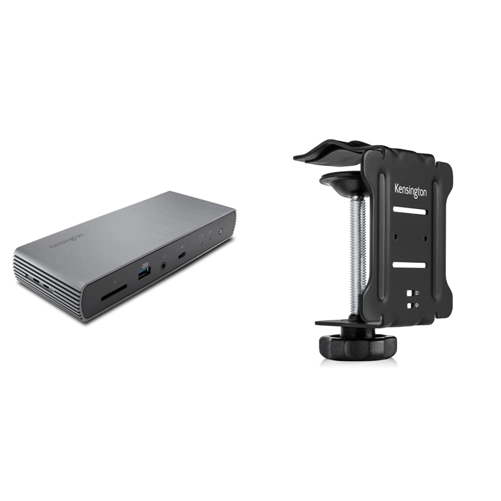 Kensington SD5780T Thunderbolt 4 Dual 4K Docking Station & Docking Station Mounting Bracket (K34050WW)