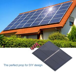 Mini Solar Panel 0.65W 1.5V DIY Plate Solar Panel Charger Kit with Wire for Portable Power Supply