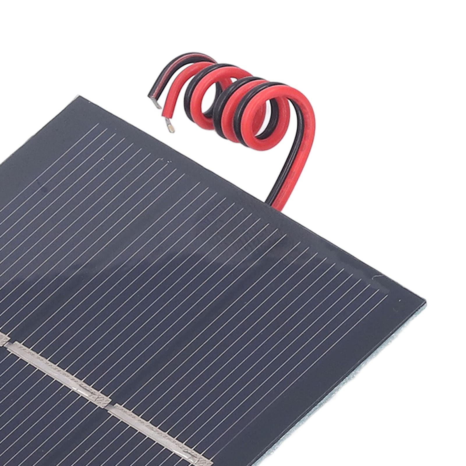 Mini Solar Panel 0.65W 1.5V DIY Plate Solar Panel Charger Kit with Wire for Portable Power Supply