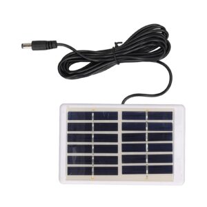 portable solar panel 1.2w 6v 9v polysilicon crystals dc interface solar charger panel for solar water pumps, solar lawn lights