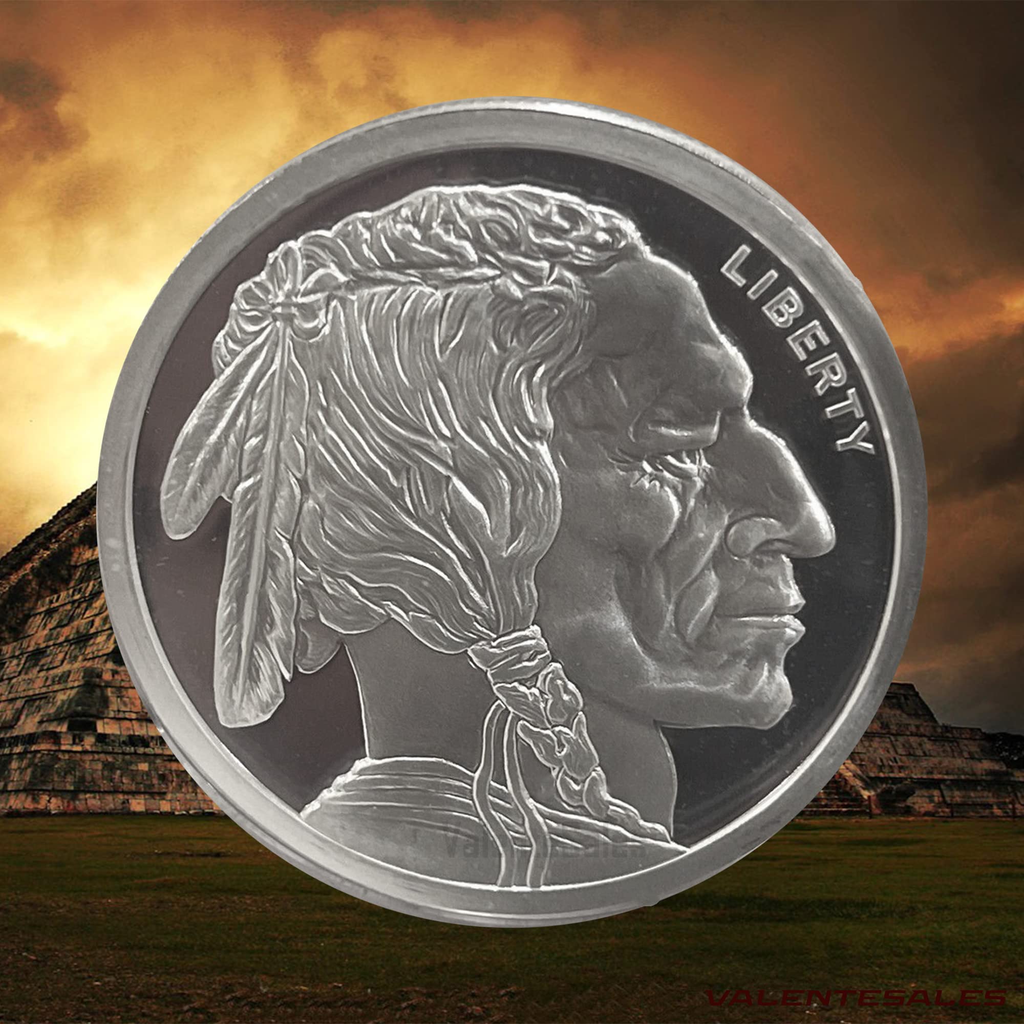 1 oz .999 Buffalo Authentic Silver Round