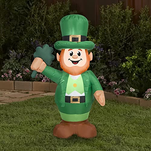 Gemmy Airblown Inflatable Leprechaun, 3.5 ft Tall