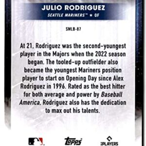 2022 Topps Update Stars of MLB #SMLB-87 JULIO RODRIGUEZ Seattle Mariners Baseball Trading Card