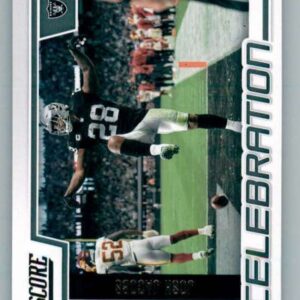 Football Trading Card NFL 2022 Score Celebration #21 Josh Jacobs NM Near Mint