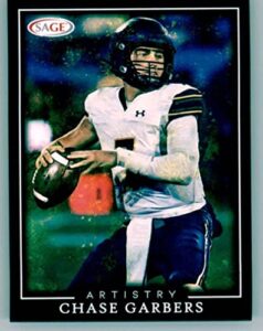 2022 sage artistry #38 chase garbers ucla bruins rc rookie football trading card