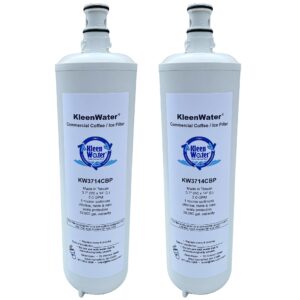 kleenwater kw3714cbp commercial coffee/ice machine filter, set of 2