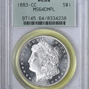 1883 CC Morgan Dollar PCGS MS64DMPL