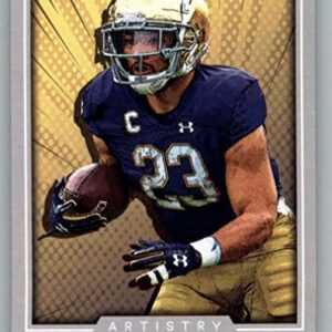 2022 SAGE Artistry Silver #73 Kyren Williams Notre Dame Fighting Irish RC Rookie Football Trading Card