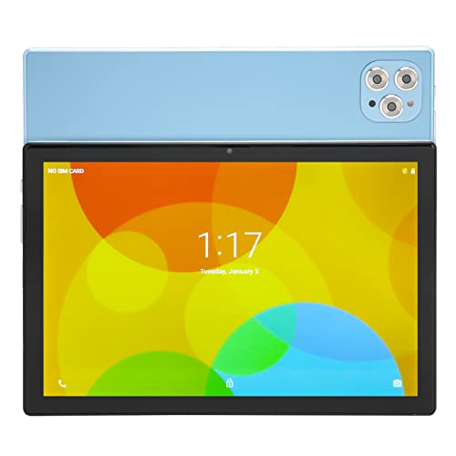 10.1 Inch Tablet, 6G RAM 128G ROM 5G WiFi Tablet PC 1600x2560 IPS Screen Octa Core Processor for Travel for Home (US Plug)