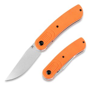 kansept knives pocket knife with 2.91''154cm blade handle utility knife g10 handle pocket folding knife for everyday carry t2025a3