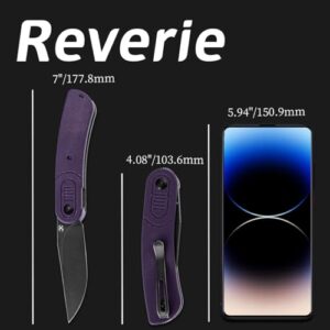 KANSEPT Knives Pocket Knife with 2.91''154CM Blade Handle Utility Knife G10 Handle Pocket Folding Knife for Everyday Carry T2025A5