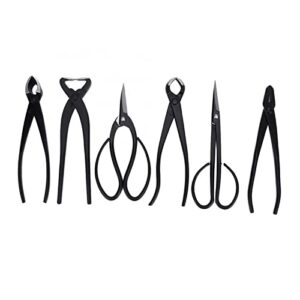 ataay pruning tools for bonsai 6pcs multifunctional bonsai plant tree scissors trimming cutting tool set with storage bag pruning tools garden access pruning tools