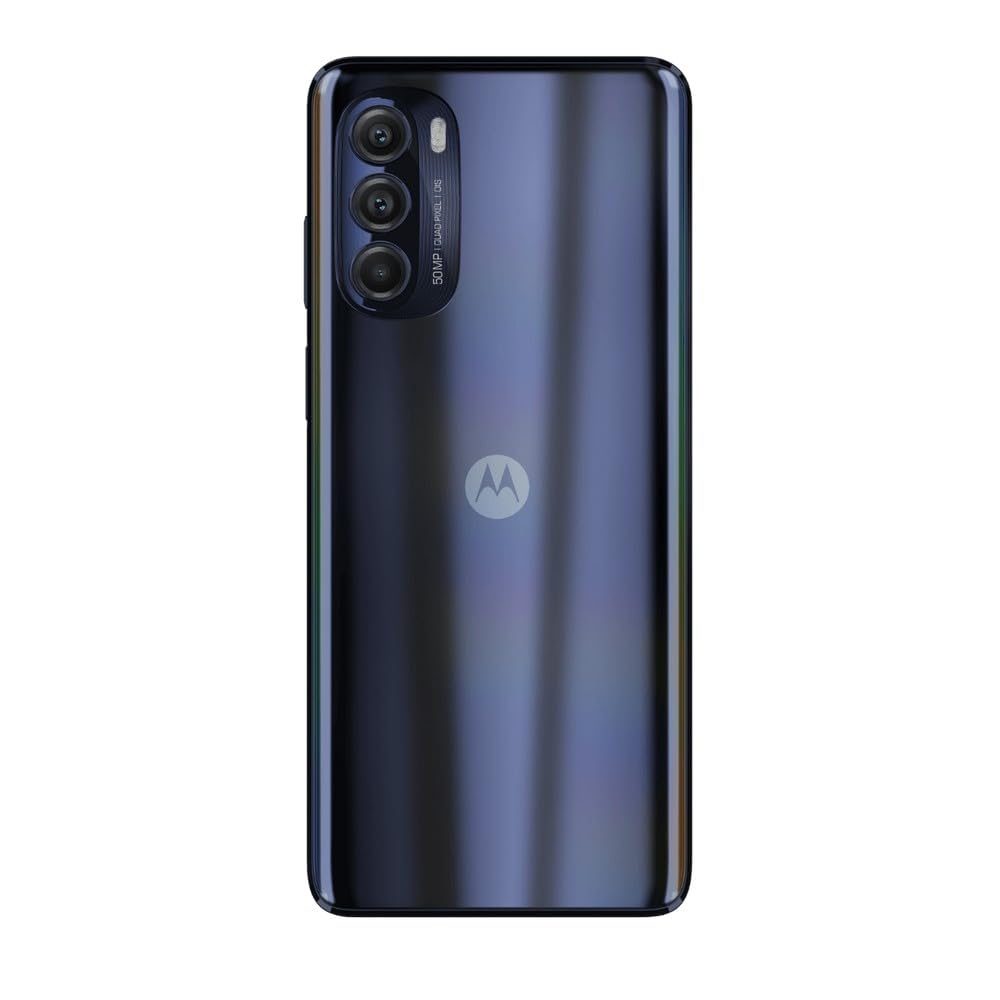 Motorola G Stylus 5G 2022 | Unlocked | 128 GB | 50MP Camera | Steel Blue (Renewed)