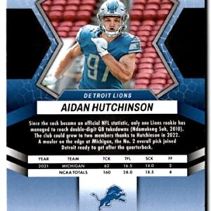 2022 Panini Mosaic #287 Aidan Hutchinson RC Rookie NFL Debut Detroit Lions