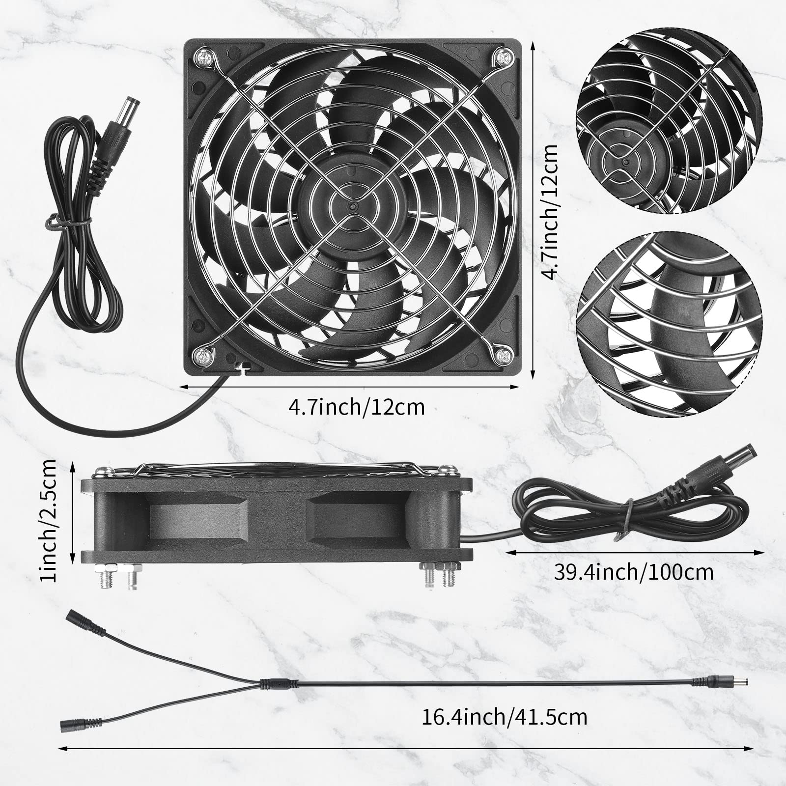 Solar Panel Dual Fans Kit 10w 12v Portable Ventilation Fan Outdoor Waterproof Solar Exhaust Fan for Hen House Greenhouse Shed PET Houses Window (1 Set)