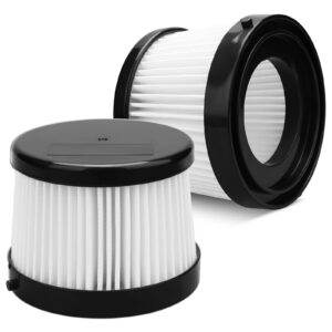 payudal 2 packs dcv501hb dcv5011h filter fit for dewalt 20v vacuum cordless handheld vacuum, compatible with part dcv5011h replacement filter. washable and reusable.