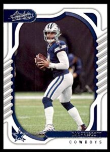 2022 panini absolute #21 dak prescott dallas cowboys football nm-mt