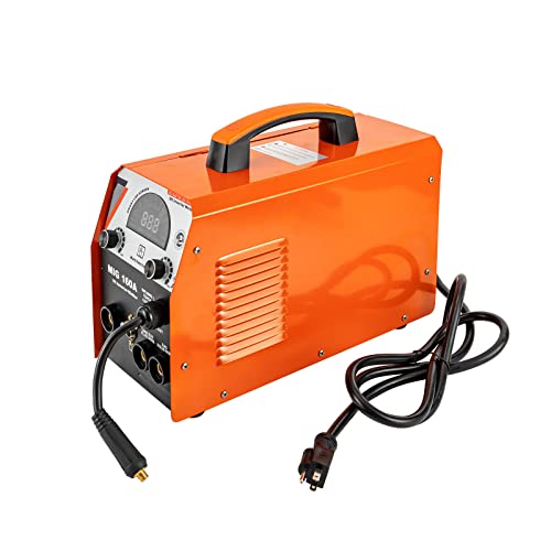 MIG Welder Welding Weld Machine 160A 110/ 220V Dual Voltage Gas/Gasless Digital,3 In 1 Mig Welder ARC Lift Mig Gasless Dual Voltage, Flux Core Wire IGBT Multifunctional Welding Machine